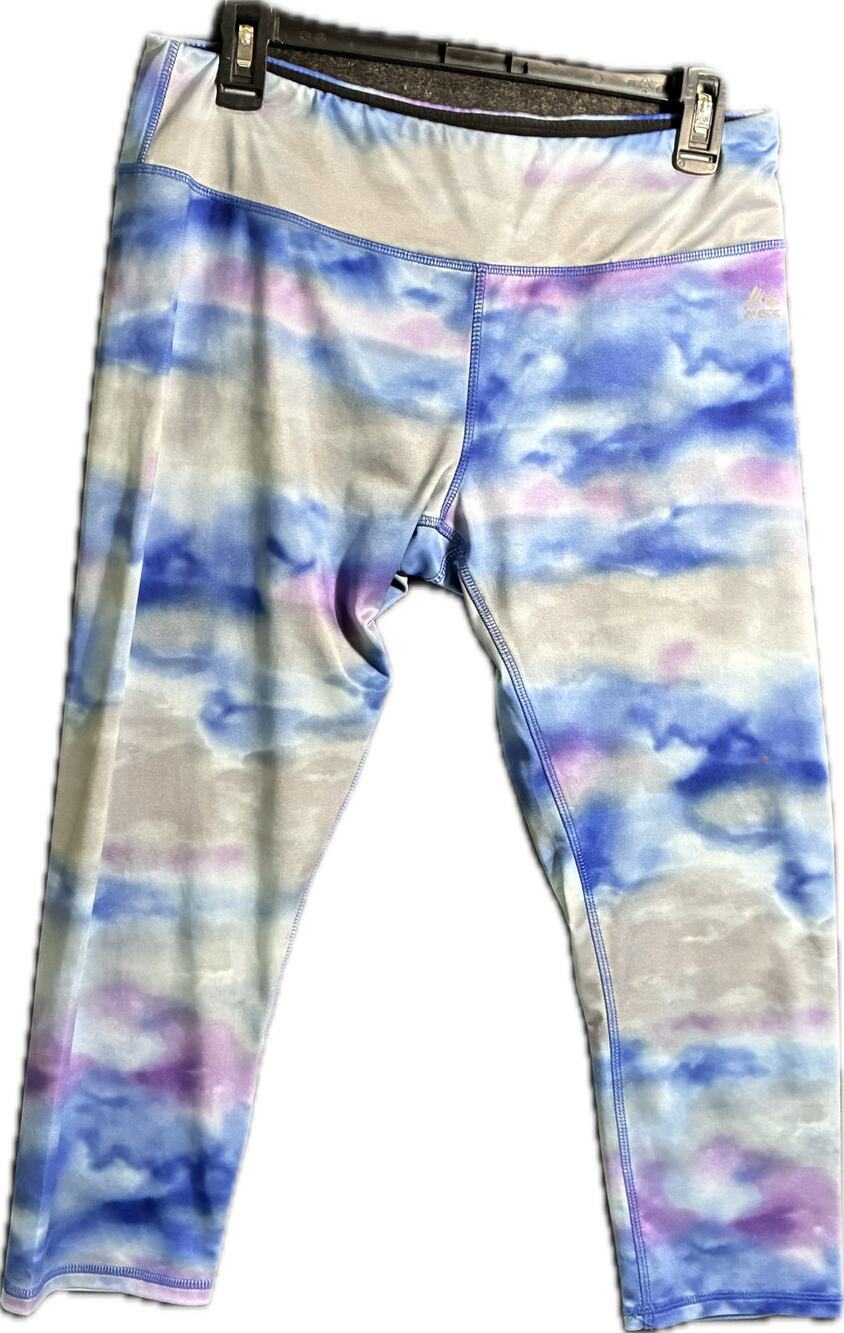 RBX Athletic Pants Leggings Clouds Women’s Size XL Capri